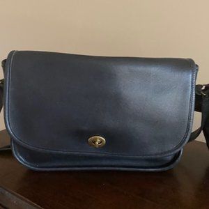 Vintage Coach Crossbody, with Coach scarf